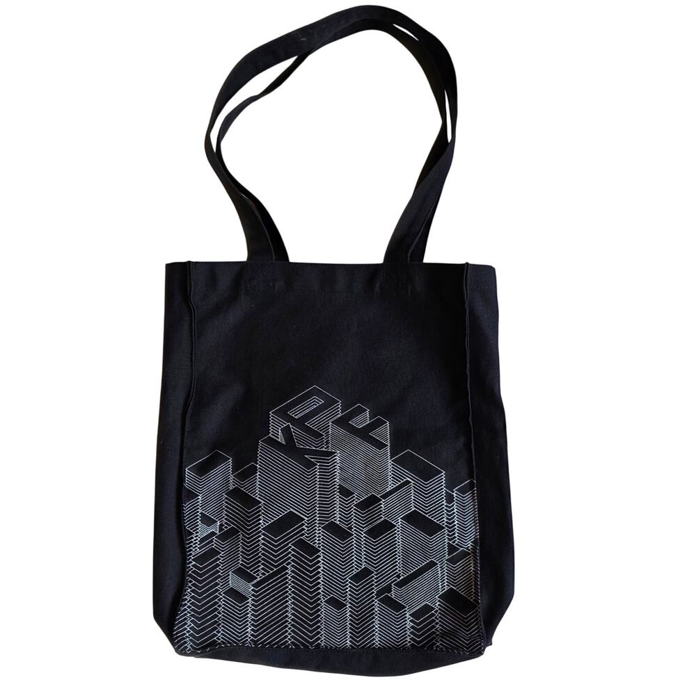 KPF‎ Kohn Pedersen Fox Architecture Black Canvas Graphic Tote Bag